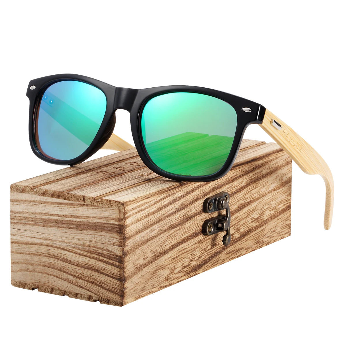 BARCUR Bamboo Wood Sunglasses