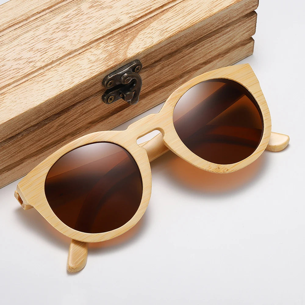 Bamboo Wooden Vintage Sunglasses