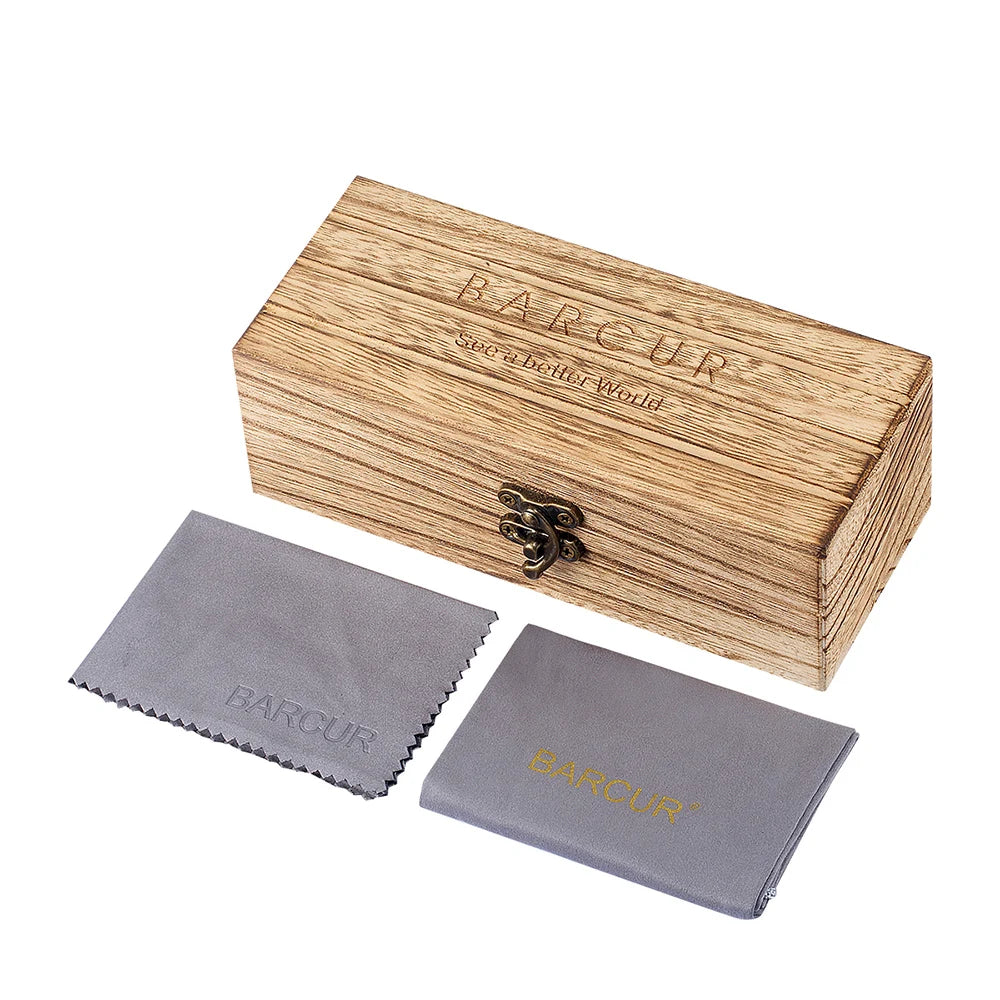 Handmade Bamboo Cat Eye Wood Sunglasses _ With Free Box