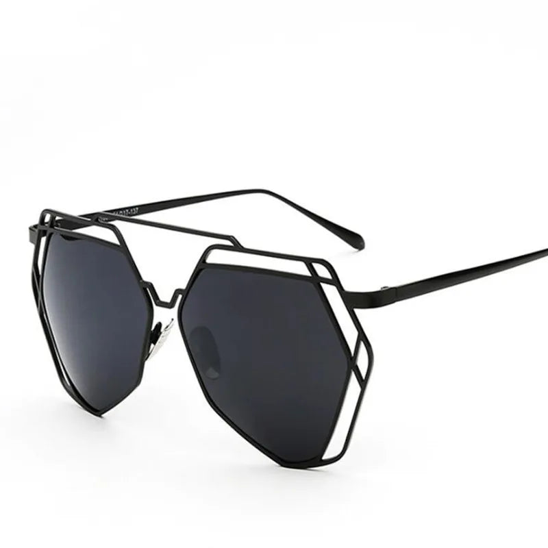 Polygon Anti-Reflectiv Vintage Sunglasses