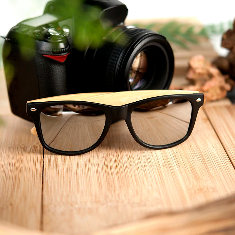 Vintage Wood Sunglasses Retro Polarized