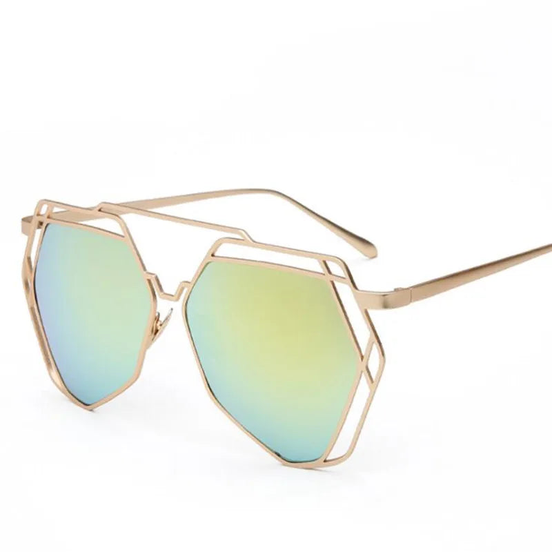 Polygon Anti-Reflectiv Vintage Sunglasses