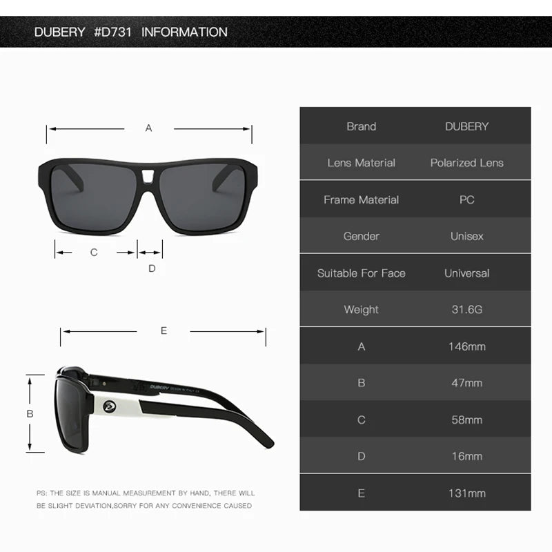 DUBERY Polarized Sunglasses