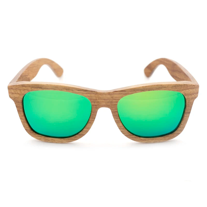 BOBO BIRD Polarized Mirror Handmade Wooden Sunglasses _with free wood gift box