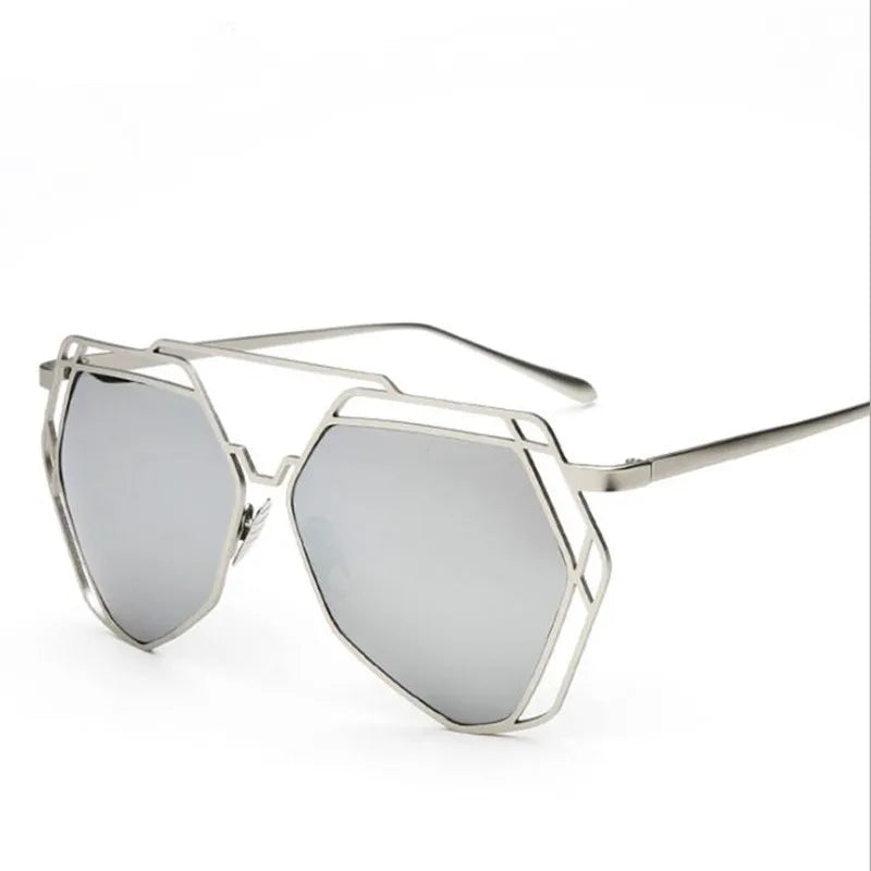 Polygon Anti-Reflectiv Vintage Sunglasses