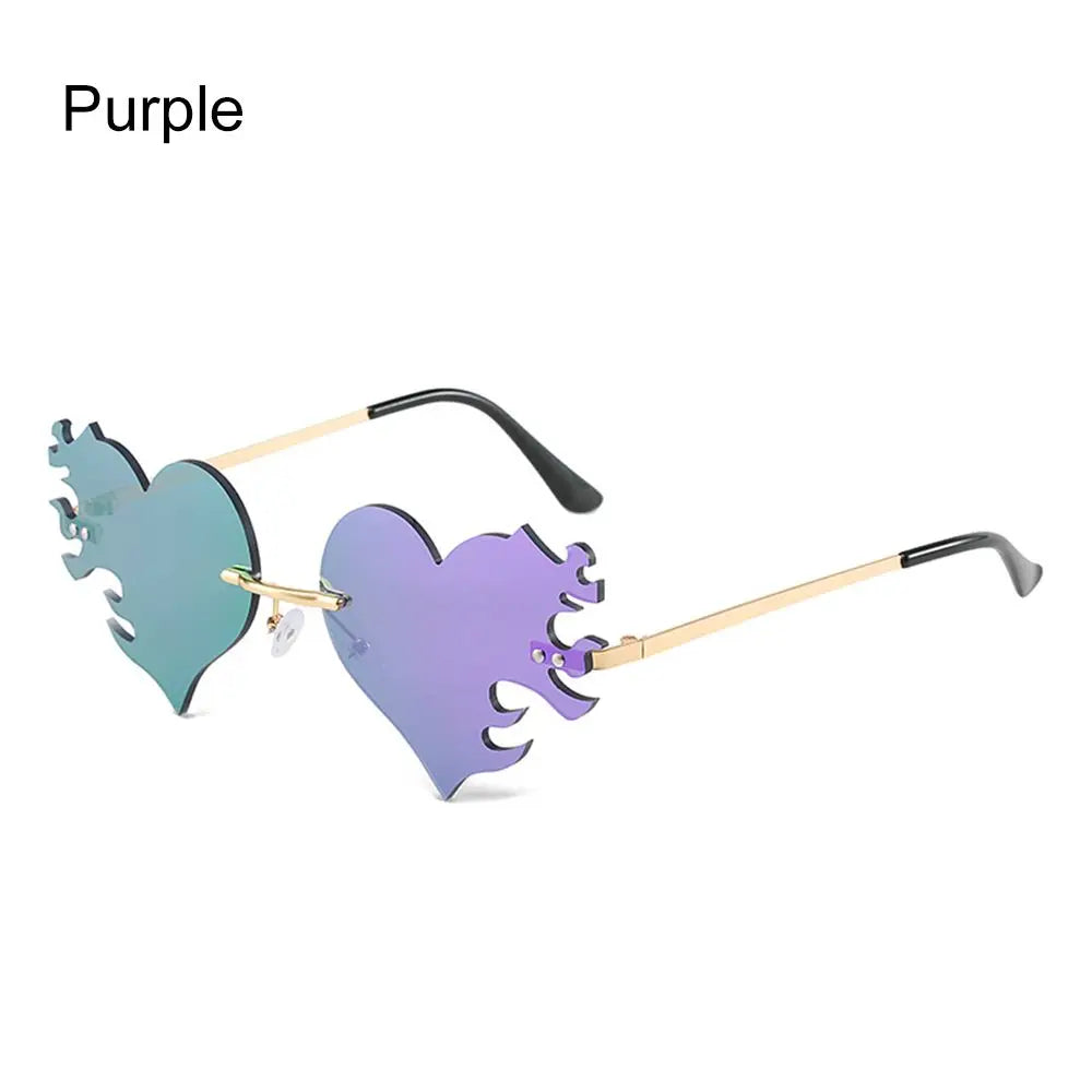 Heart Flame Sunglasses "Burning Heart"
