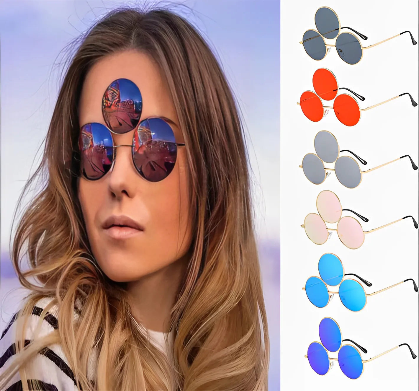 Third Eye Lenses Vintage Sunglasses