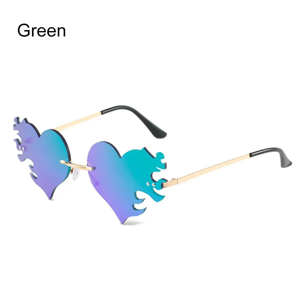 Heart Flame Sunglasses "Burning Heart"