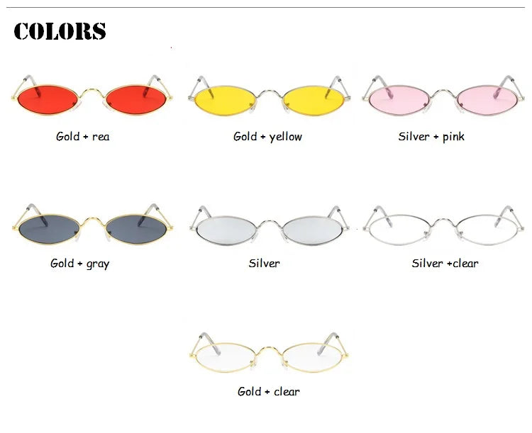 Retro Metal frame Vintage Sunglasses