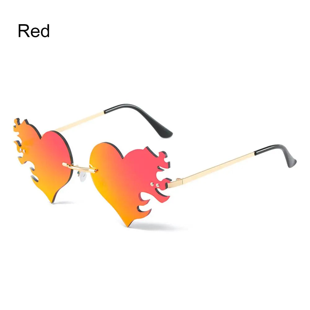 Heart Flame Sunglasses "Burning Heart"