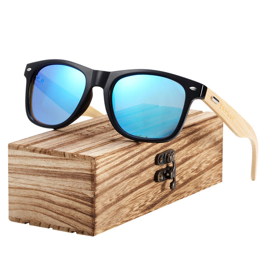 BARCUR Bamboo Wood Sunglasses