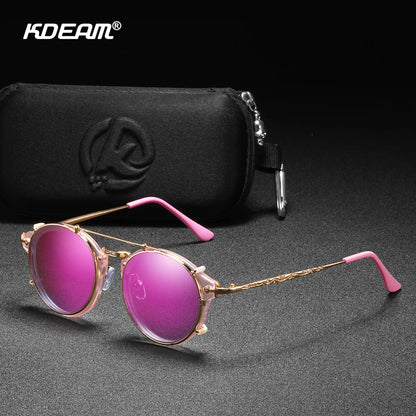 Steampunk Clip On Sunglasses _ With Box