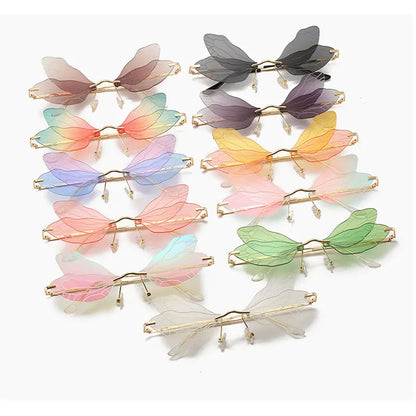 Vintage Dragonfly Wings Sunglasses