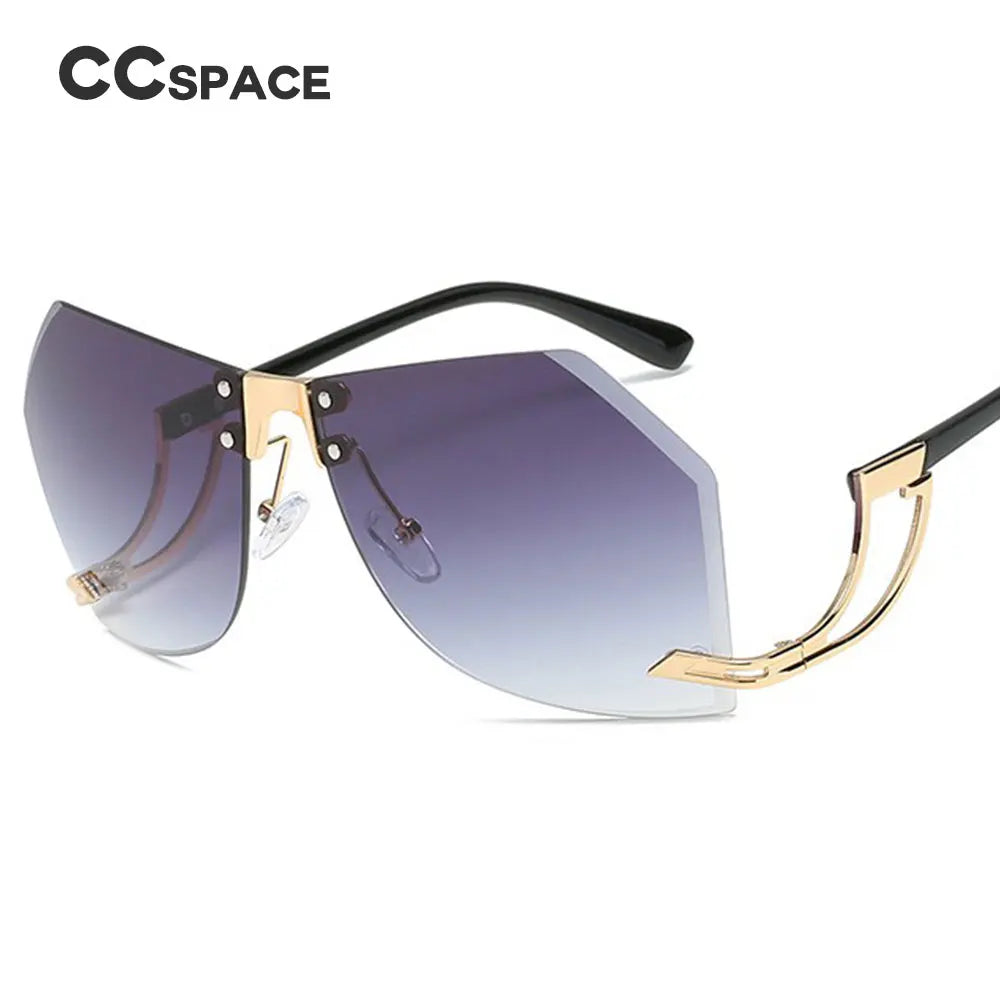 Irregular Frameless Sunglasses