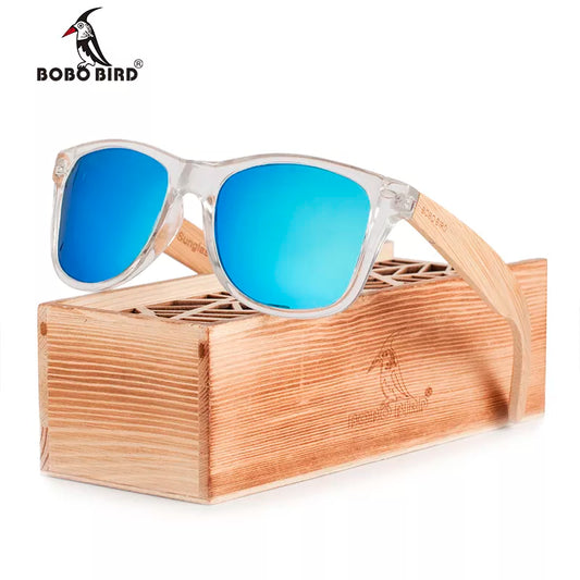 BOBO BIRD Polarized Bamboo Holder Sun Glasses _ With Wood Gifts Box