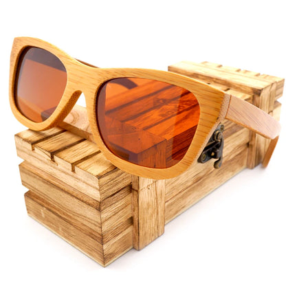 Handmade Bamboo Wooden Sunglasses _ With Gift Box