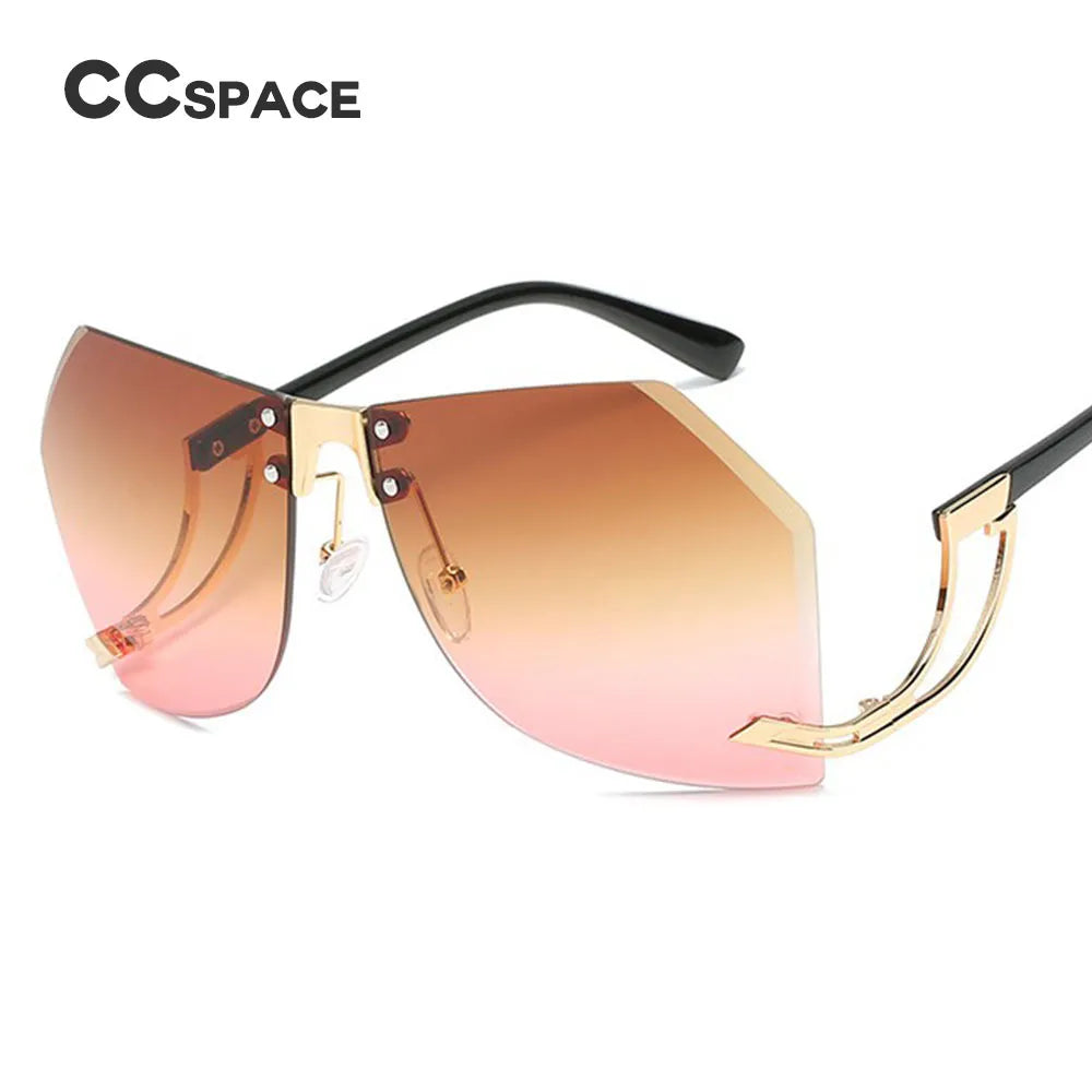 Irregular Frameless Sunglasses