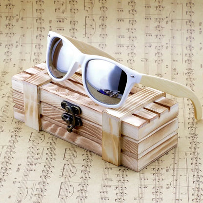 BOBO BIRD Bamboo Sunglasses with Wooden Gift Box