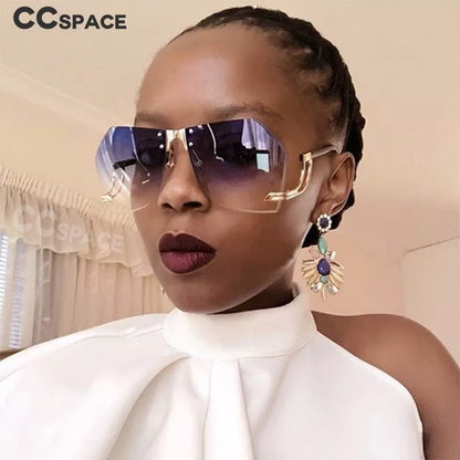 Irregular Frameless Sunglasses