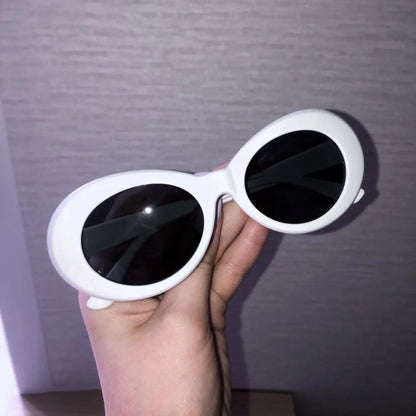 Kurt Cobain Oval Sunglasses Vintage Retro