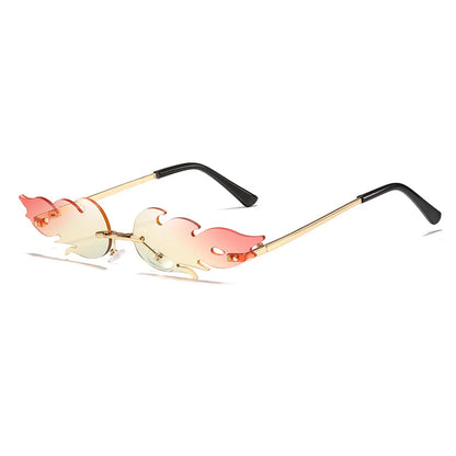 Fire Flame Shape Sunglasses