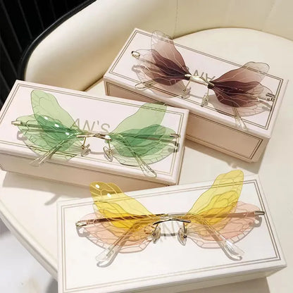 Vintage Dragonfly Wings Sunglasses