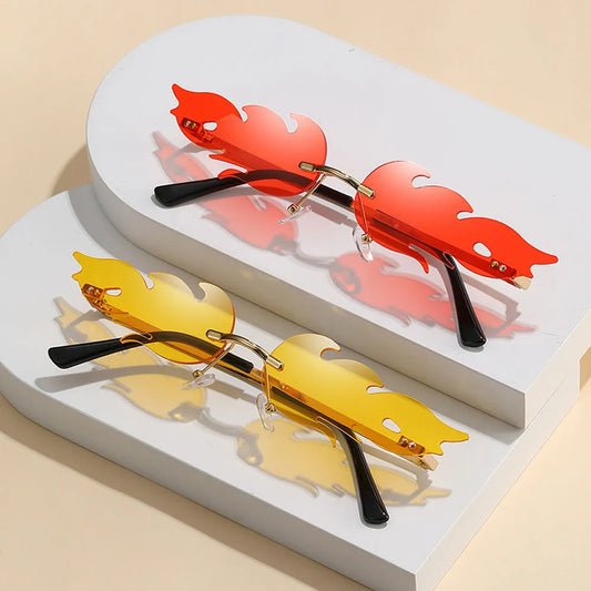 Fire Flame Shape Sunglasses