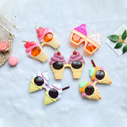 Funny Crazy Ice Creame Sunglasses