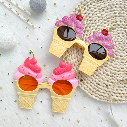 Funny Crazy Ice Creame Sunglasses