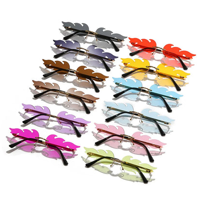Fire Flame Shape Sunglasses